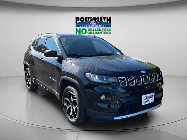 Diamond Black Crystal Pearlcoat 2025 Jeep Compass Limited 4WD SUV / Crossover Four-Wheel Drive 8-Speed Automatic