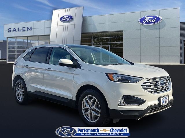 White Metallic 2022 Ford Edge SUV / Crossover All-Wheel Drive 8-Speed Automatic