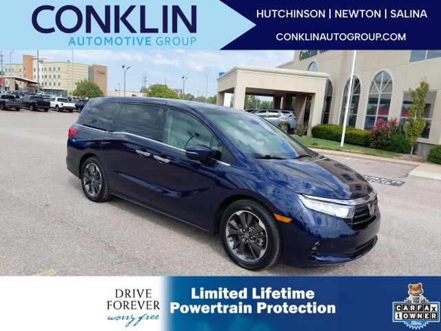 Blue 2024 Honda Odyssey Minivan Front-Wheel Drive Automatic