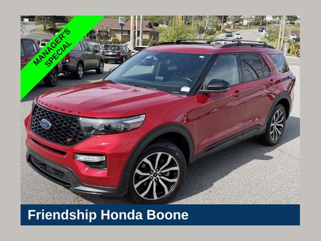 Red Metallic 2020 Ford Explorer ST AWD SUV / Crossover All-Wheel Drive Automatic
