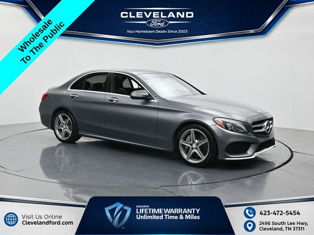 Iridium Silver Metallic 2017 Mercedes-Benz C-Class Sedan All-Wheel Drive 7-Speed Automatic