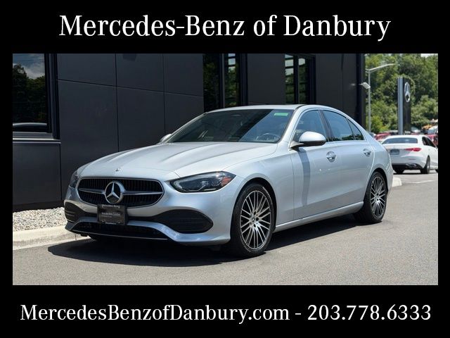 Cirrus Silver Metallic 2022 Mercedes-Benz C-Class Sedan All-Wheel Drive 9-Speed Automatic