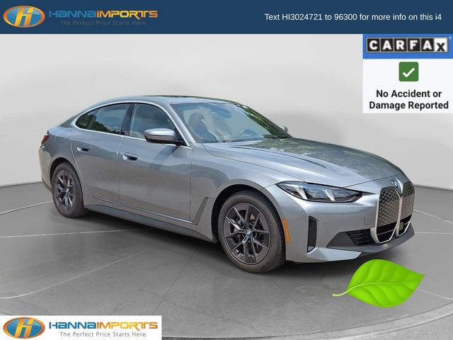 Gray (Skyscraper Grey Metallic) 2025 BMW i4 Sedan Rear-Wheel Drive Automatic