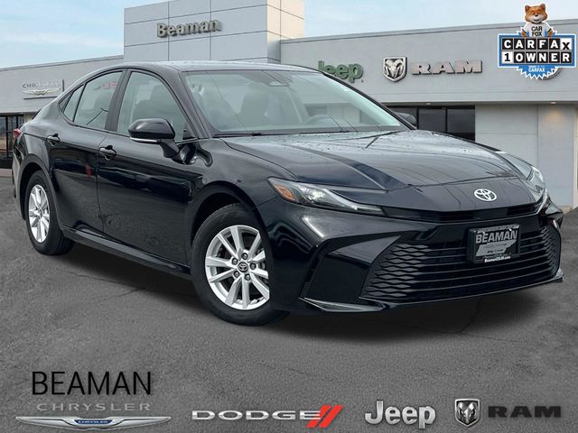 Midnight Black Metallic 2025 Toyota Camry Sedan Front-Wheel Drive Continuously Variable Transmission