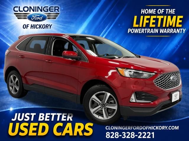 Rapid Red Metallic Tinted Clearcoat 2023 Ford Edge SUV / Crossover All-Wheel Drive 8-Speed Automatic