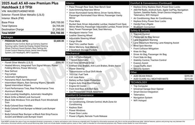 2025 Audi A5 quattro Premium Plus Sedan