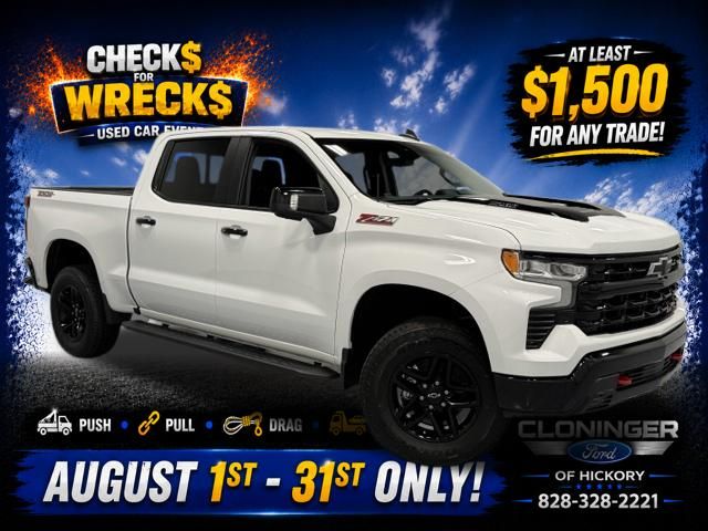 Summit White 2023 Chevrolet Silverado 1500 Pickup Truck Four-Wheel Drive Automatic