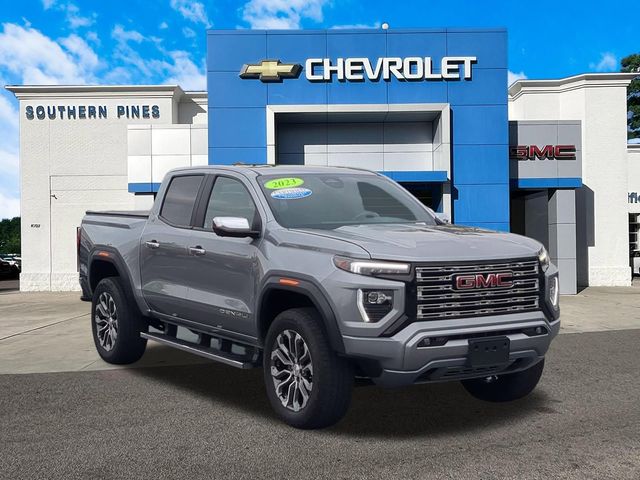 Sterling Metallic 2023 GMC Canyon Denali Crew Cab 4WD Pickup Truck Four-Wheel Drive 8-Speed Automatic