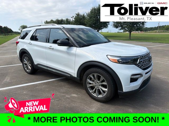 Oxford White 2022 Ford Explorer SUV / Crossover Rear-Wheel Drive Automatic