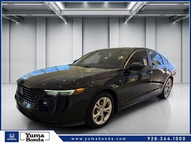 Crystal Black Pearl 2025 Honda Accord Sedan Front-Wheel Drive Continuously Variable Transmission