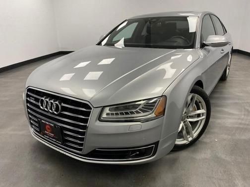Silver Metallic 2015 Audi A8 Sedan All-Wheel Drive 8-Speed Automatic