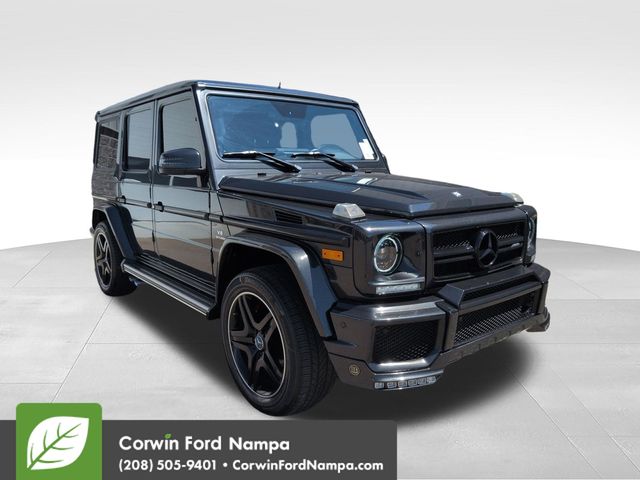 Gray (designo Platinum Black) 2016 Mercedes-Benz G-Class SUV / Crossover All-Wheel Drive 7-Speed Automatic