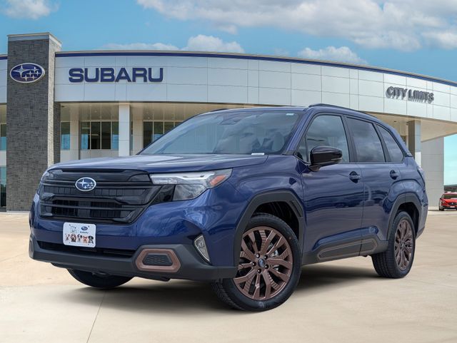 Blue 2026 Subaru Forester Hybrid Sport AWD SUV / Crossover All-Wheel Drive Continuously Variable Transmission