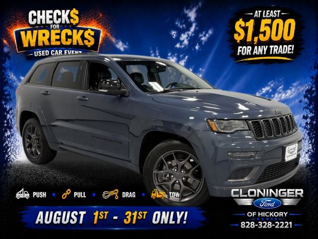 Slate Blue Pearlcoat 2020 Jeep Grand Cherokee SUV / Crossover Four-Wheel Drive 8-Speed Automatic