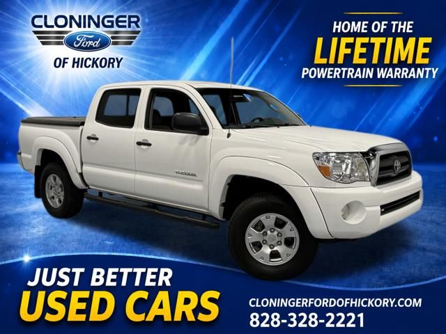 Super White 2008 Toyota Tacoma Pickup Truck Four-Wheel Drive 6-Speed Manual Overdrive