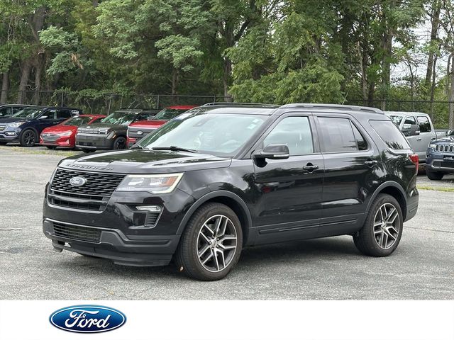 Black Metallic 2019 Ford Explorer SUV / Crossover All-Wheel Drive 6-Speed Automatic