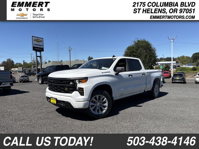 Summit White 2023 Chevrolet Silverado 1500 Pickup Truck Four-Wheel Drive 8-Speed Automatic