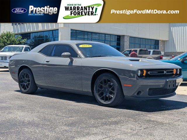 Destroyer Gray Clearcoat 2018 Dodge Challenger SXT RWD Coupe Rear-Wheel Drive 8-Speed Automatic