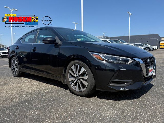 Super Black 2020 Nissan Sentra SV FWD Sedan Front-Wheel Drive Continuously Variable Transmission