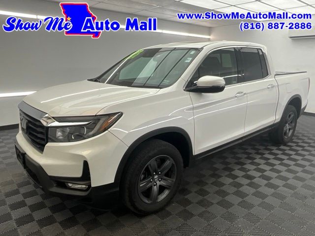 White 2023 Honda Ridgeline Pickup Truck All-Wheel Drive 9-Speed Automatic