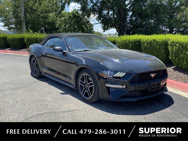 Shadow Black 2021 Ford Mustang Convertible Rear-Wheel Drive Automatic