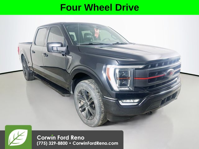 Agate Black Metallic 2021 Ford F-150 Pickup Truck Four-Wheel Drive Automatic