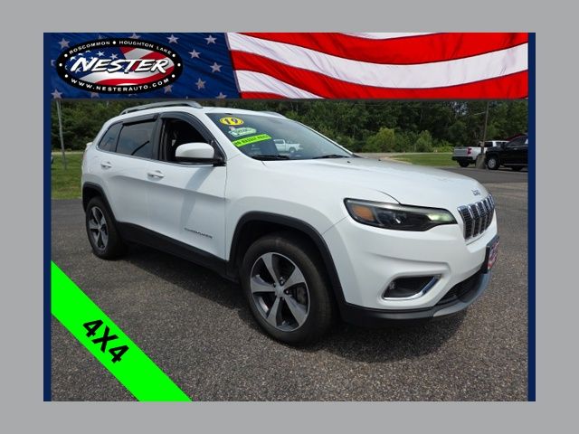 Bright White Clearcoat 2019 Jeep Cherokee SUV / Crossover Four-Wheel Drive 9-Speed Automatic