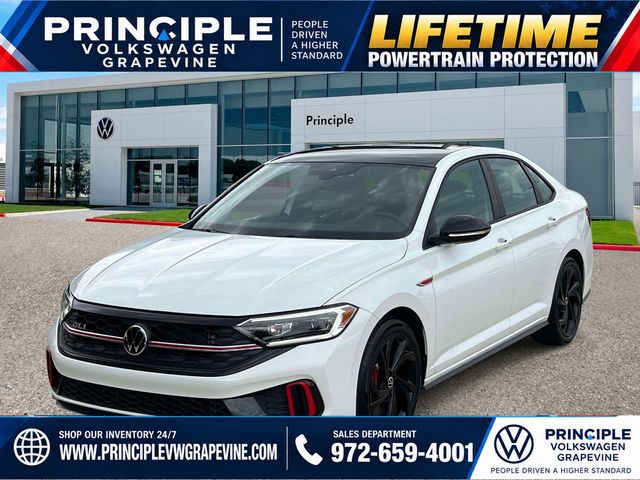 White 2024 Volkswagen Jetta GLI Sedan Front-Wheel Drive 6-Speed Manual