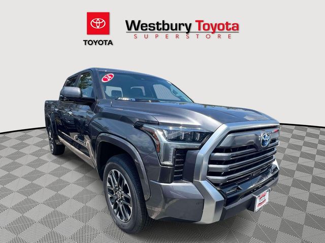 Magnetic Gray Metallic 2024 Toyota Tundra Hybrid Limited HV CrewMax Cab 4WD Pickup Truck Four-Wheel Drive Automatic