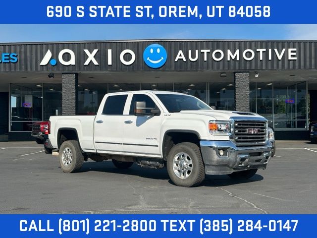 Summit White 2019 GMC Sierra 2500HD Pickup Truck Four-Wheel Drive 6-Speed Automatic