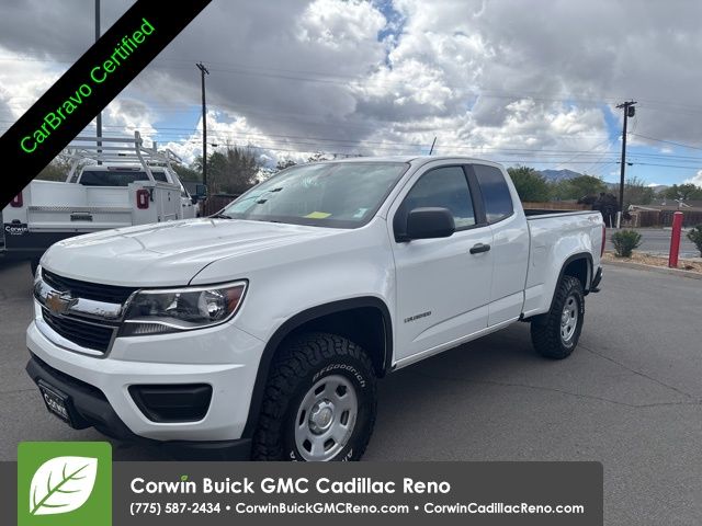 Summit White 2019 Chevrolet Colorado Work Truck Extended Cab LB 4WD Pickup Truck Four-Wheel Drive 8-Speed Automatic