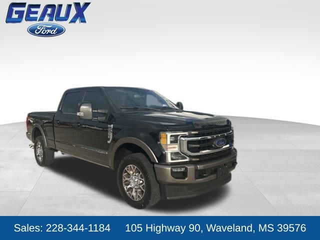 Black 2020 Ford F-350 Super Duty Pickup Truck Four-Wheel Drive Automatic
