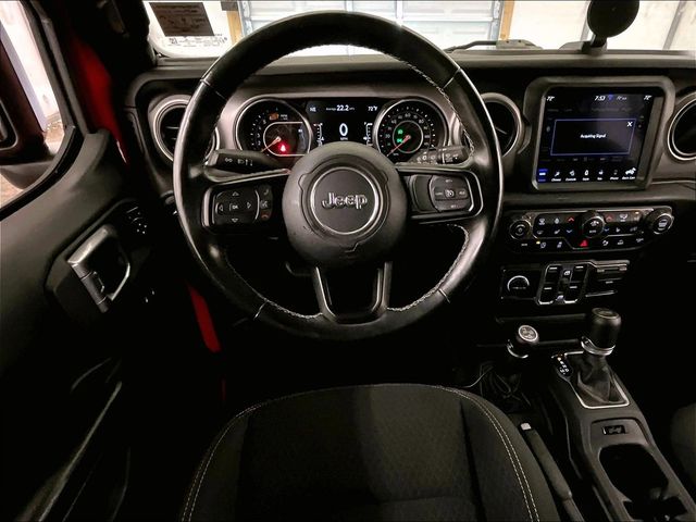 2021 Jeep Wrangler Unlimited Sport S Red at Subaru and VW of Moon Township