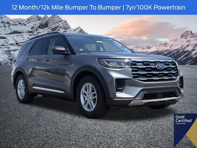 Gray Metallic 2025 Ford Explorer SUV / Crossover Rear-Wheel Drive Automatic