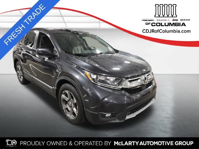 Gray (Modern Steel Metallic) 2017 Honda CR-V EX-L FWD SUV / Crossover Front-Wheel Drive Continuously Variable Transmission