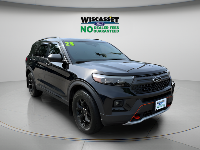 Black Metallic 2023 Ford Explorer SUV / Crossover All-Wheel Drive Automatic