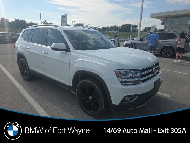 Pure White 2019 Volkswagen Atlas SUV / Crossover All-Wheel Drive 8-Speed Automatic