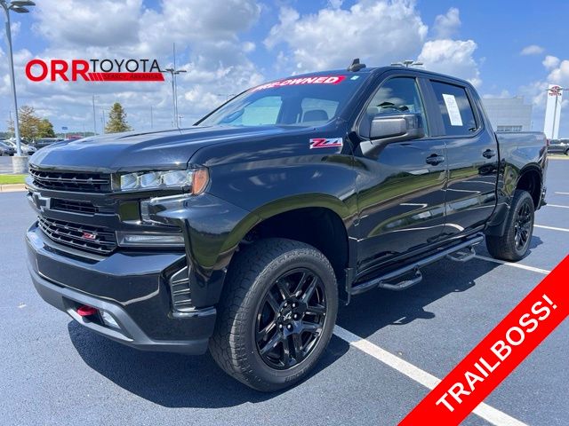 Black 2021 Chevrolet Silverado 1500 Pickup Truck Four-Wheel Drive Automatic