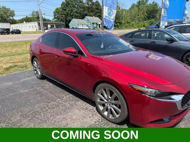Soul Red Crystal Metallic 2019 Mazda MAZDA3 Sedan Front-Wheel Drive 6-Speed Automatic