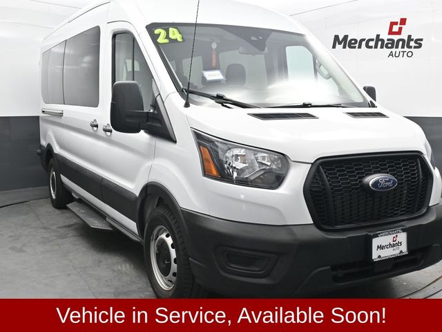 Oxford White 2024 Ford Transit Passenger Van Rear-Wheel Drive