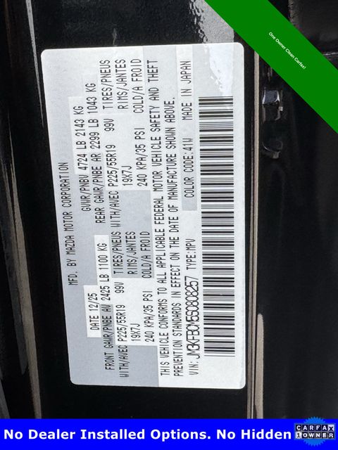 2025 Mazda CX-5 2.5 S Carbon Edition Black at DeMontrond Mazda