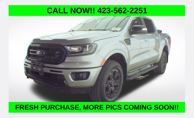 Silver 2020 Ford Ranger Lariat SuperCrew 4WD Pickup Truck Four-Wheel Drive Automatic