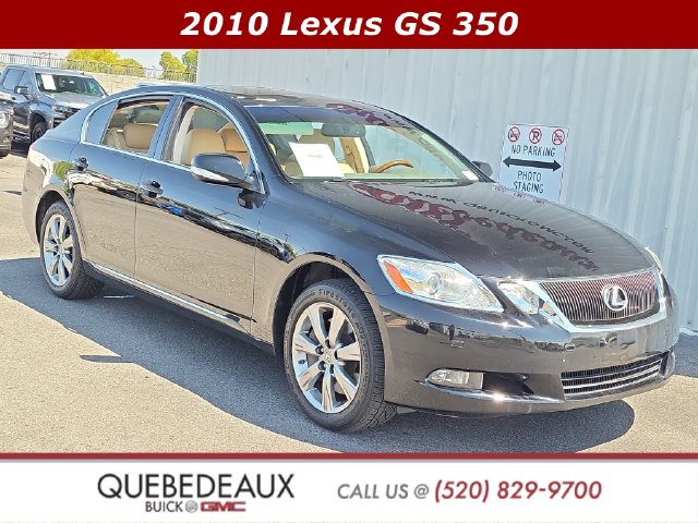 Black (Obsidian) 2010 Lexus GS Sedan All-Wheel Drive 6-Speed Automatic