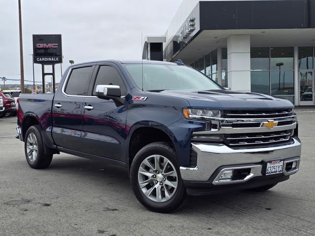 Blue Metallic 2019 Chevrolet Silverado 1500 Pickup Truck Four-Wheel Drive 8-Speed Automatic