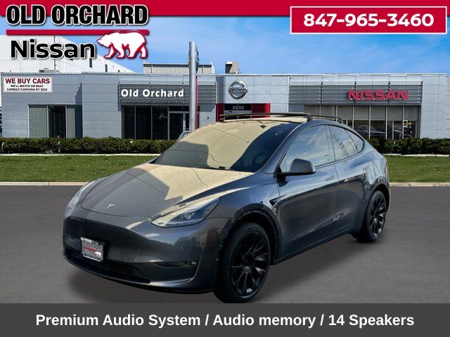 Gray 2023 Tesla Model Y Long Range AWD SUV / Crossover All-Wheel Drive 1-Speed Automatic
