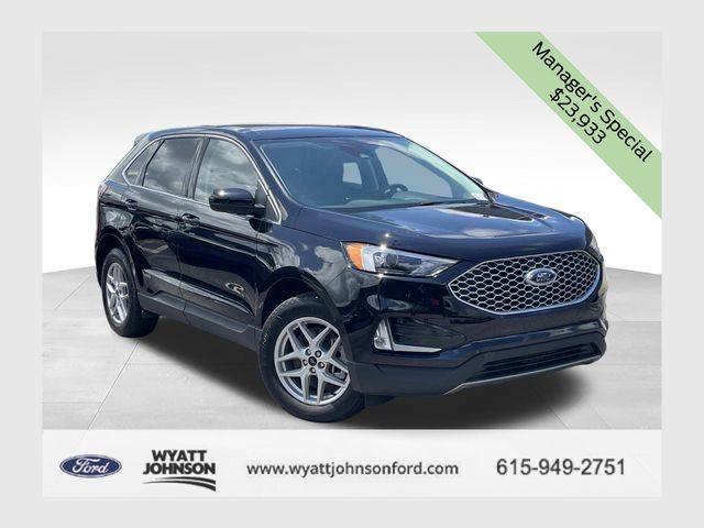 Black Metallic 2024 Ford Edge SUV / Crossover All-Wheel Drive 8-Speed Automatic