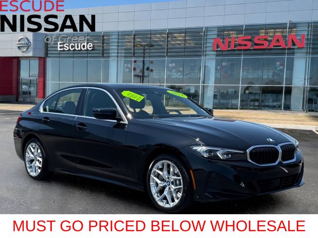 Jet Black 2025 BMW 3 Series Sedan Rear-Wheel Drive 8-Speed Automatic