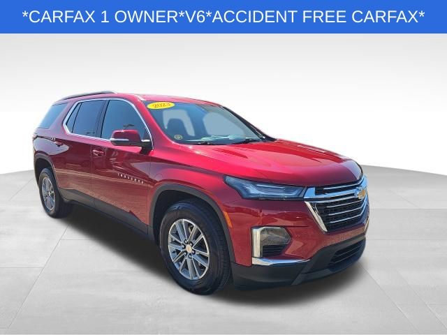 Radiant Red 2023 Chevrolet Traverse LT Cloth FWD SUV / Crossover Front-Wheel Drive 9-Speed Automatic