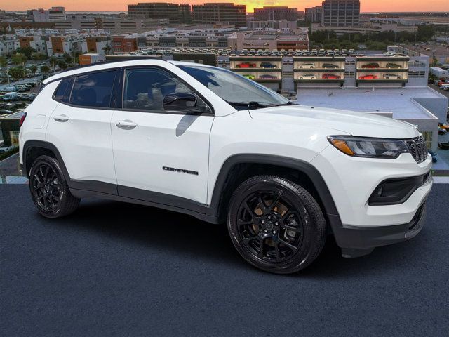 White 2025 Jeep Compass SUV / Crossover Four-Wheel Drive 8-Speed Automatic