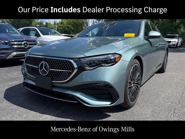 Verde Silver Metallic 2026 Mercedes-Benz E-Class Sedan All-Wheel Drive 9-Speed Automatic